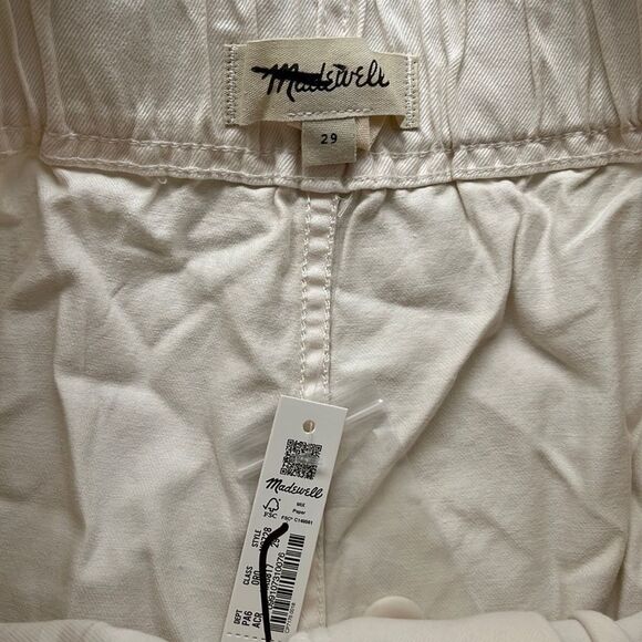 Madewell Denim Pull-On Paperbag Utility Shorts: Garment-Dyed Edition Size 29‎ - Picture 11 of 12